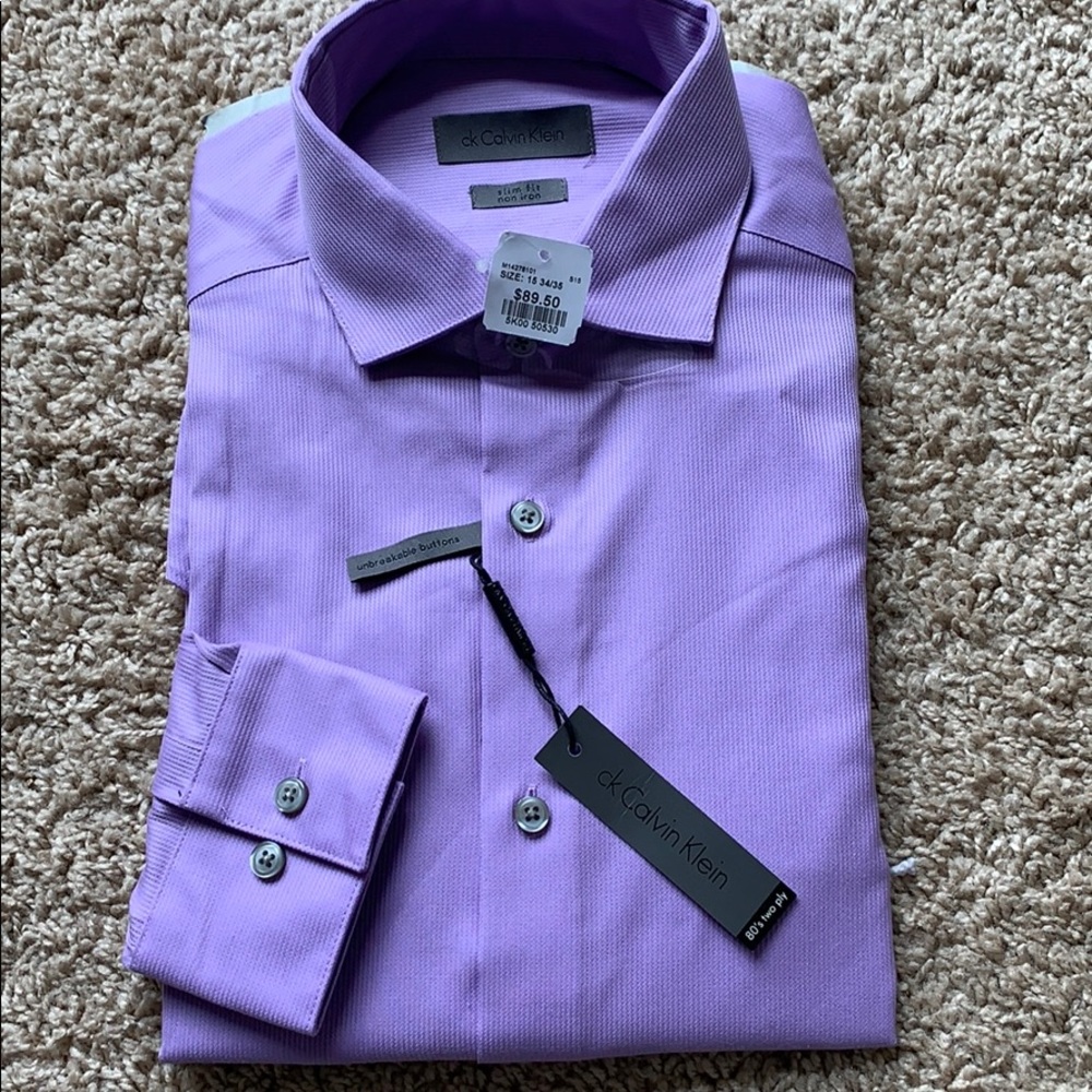 Calvin Klein Men’s Slim Fit Dress Shirt